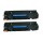 HP CB435A Compatible Black Toner Cartridge 2 Packs