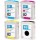 HP 10&11 Compatible Black and Color Ink Cartridge High Yield Combo Pack